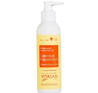 Body lotion Calendula (marigold) Avocado for sensitive skin Vivasan 200ml