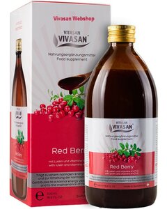 Red Berry - Cranberry drink - with vit. A,C,E Vivasan 500ml