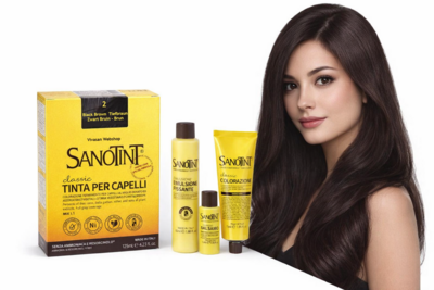Sanotint Classic Hair Colour BLACK BROWN Nr. 2 - 125 ml