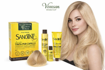 Sanotint Classic Hair Colour VERY LIGHT BLONDE Nr. 19  - 125 ml