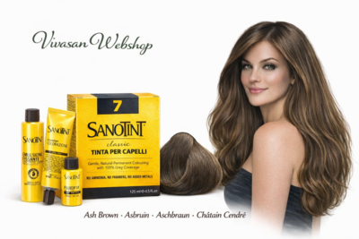 Sanotint Classic Hair Colour ASH BROWN  Nr. 7  - 125 ml