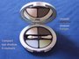 Eye shadow compact 4 colours x 2g Locherber EC1